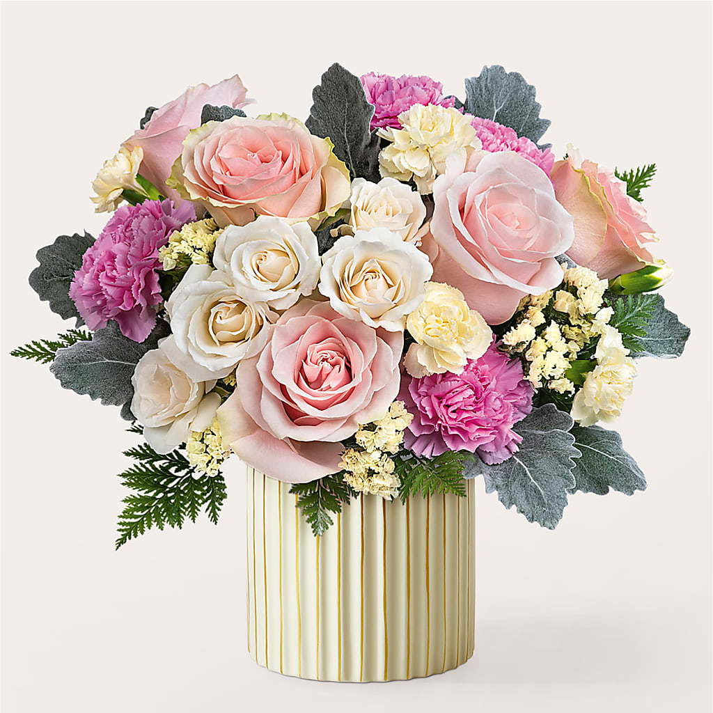 Blissful Moments Bouquet with Ivory Vase – The Country Florist, Armour SD