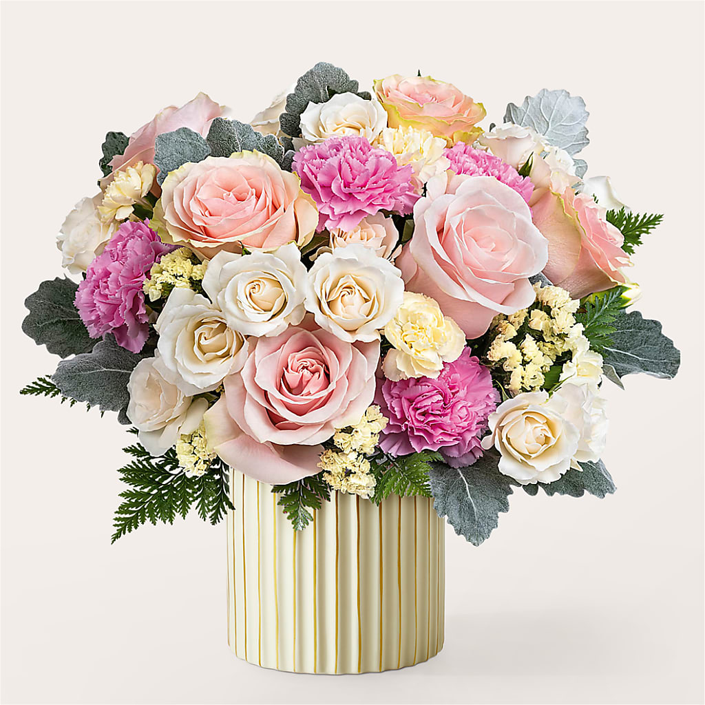Blissful Moments Bouquet with Ivory Vase – The Country Florist, Armour SD