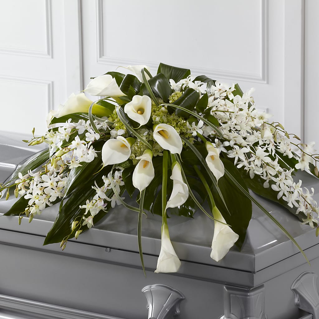 Angel Wings Casket Spray – The Country Florist, Armour SD
