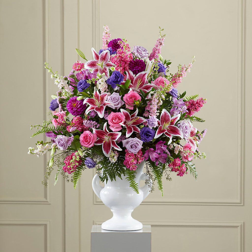 Peaceful Tribute Arrangement – The Country Florist, Armour SD
