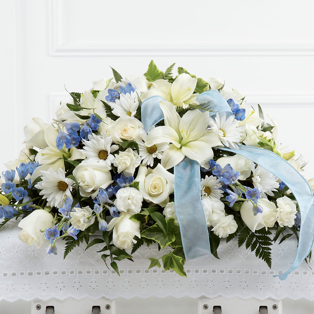 Tender Treasure Casket Spray – The Country Florist, Armour SD