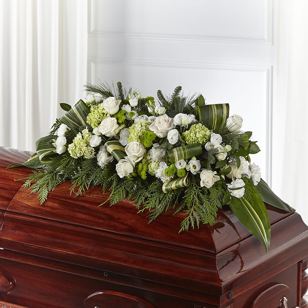 Hopeful Gesture Casket Spray – The Country Florist, Armour SD