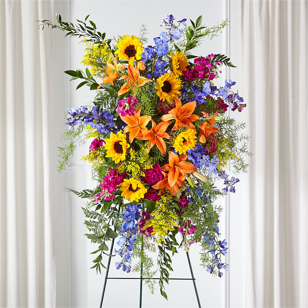 Sunlit Memories Standing Spray (Standard) – The Country Florist, Armour SD