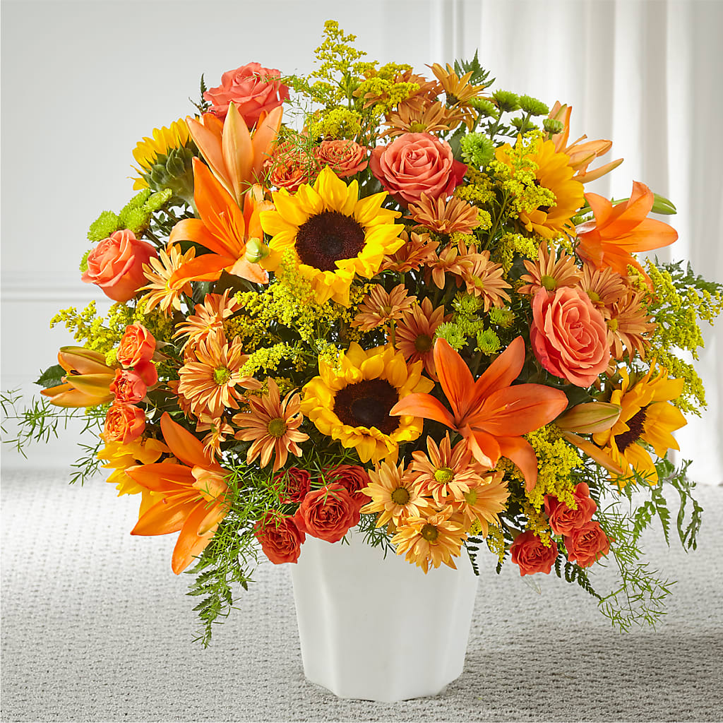 Harvest Thoughts Floor Basket – The Country Florist, Armour SD