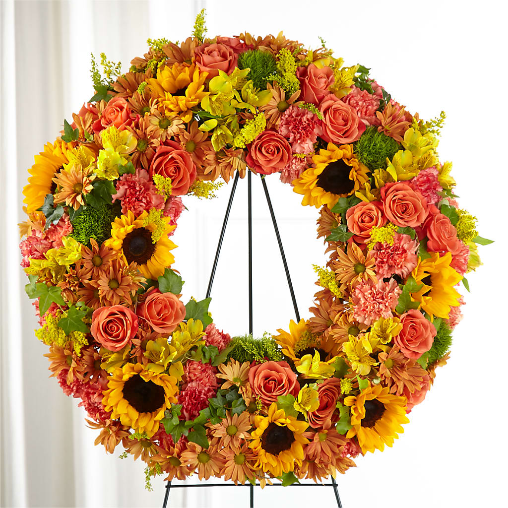Autumnal Memories Wreath (Standard) – The Country Florist, Armour SD