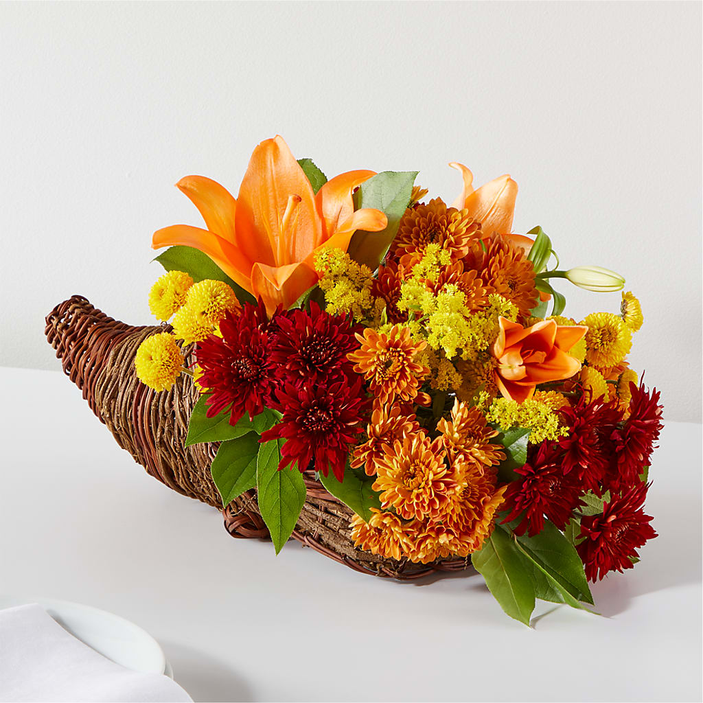 Bouquet of Blessings Cornucopia – The Country Florist, Armour SD