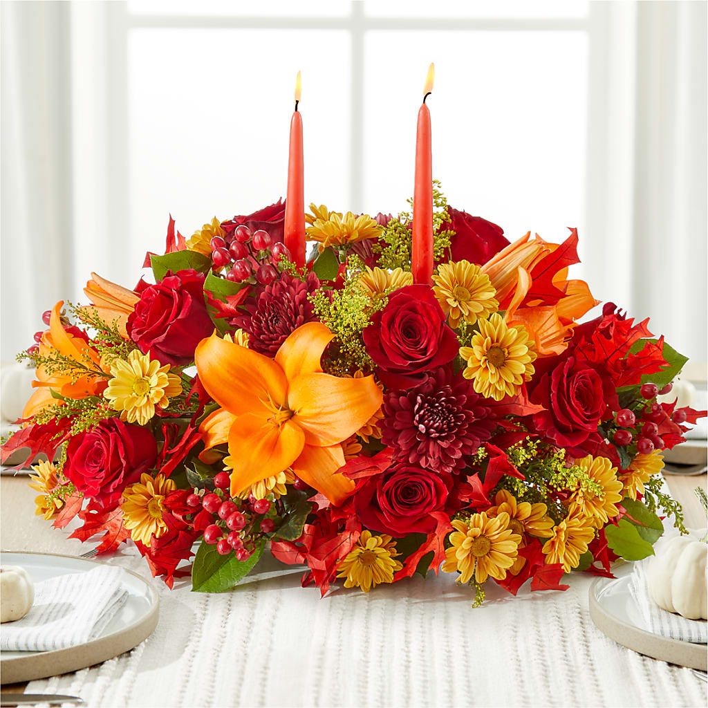 Autumn's Embrace Centerpiece – The Country Florist, Armour SD