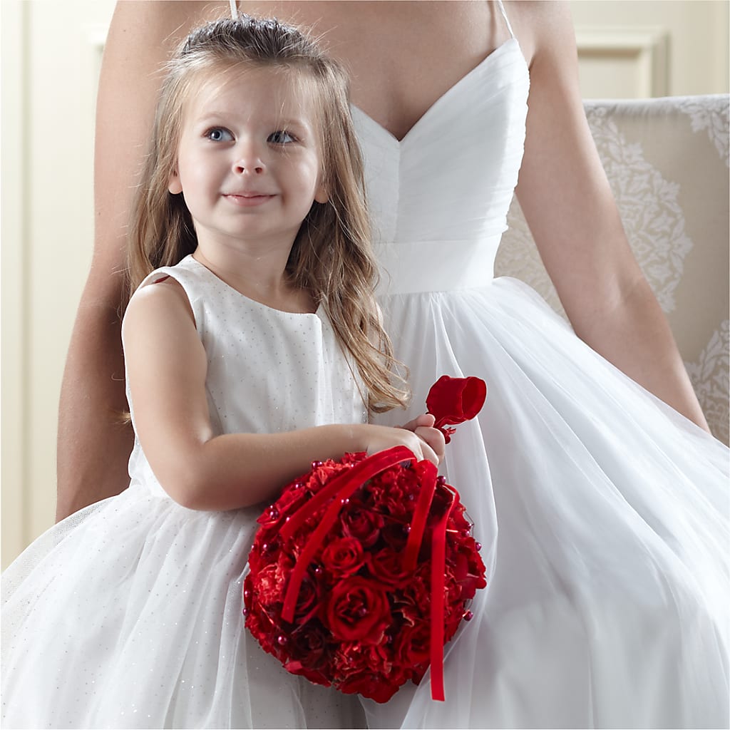 Pure at Heart Flower Girl Arrangement – The Country Florist, Armour SD