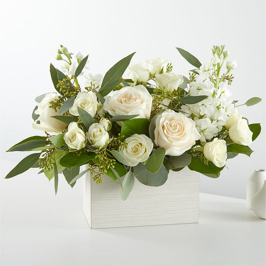 Fresh Linen Box Bouquet –  The Country Florist, Armour SD