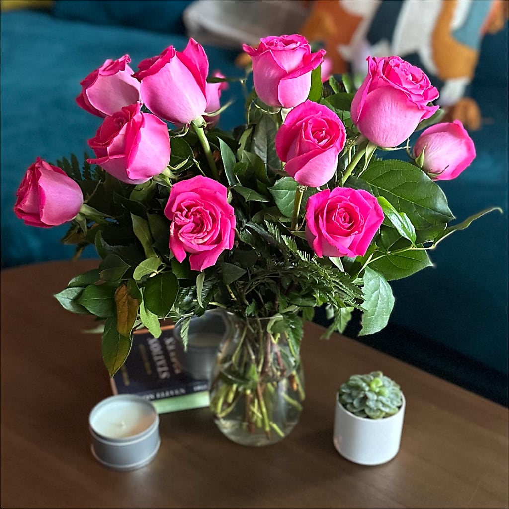 Long Stem Pink Rose Bouquet –  The Country Florist, Armour SD