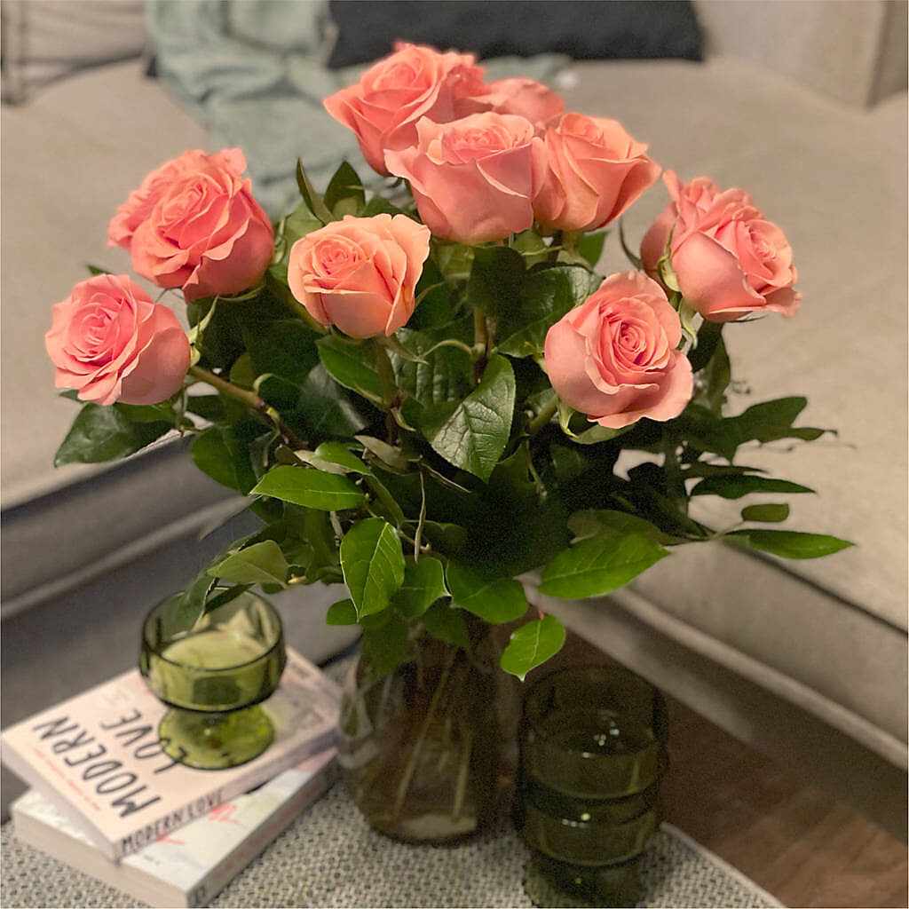 Long Stem Pink Rose Bouquet –  The Country Florist, Armour SD