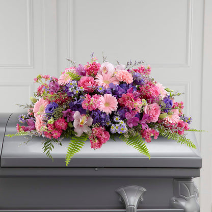 Glorious Garden Casket Spray –  The Country Florist, Armour SD