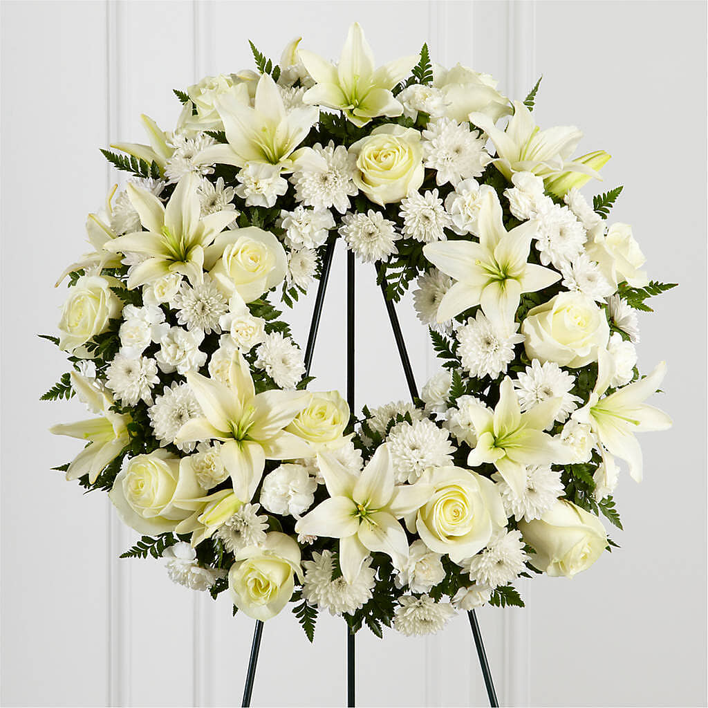 Treasured Tribute Wreath –  The Country Florist, Armour SD