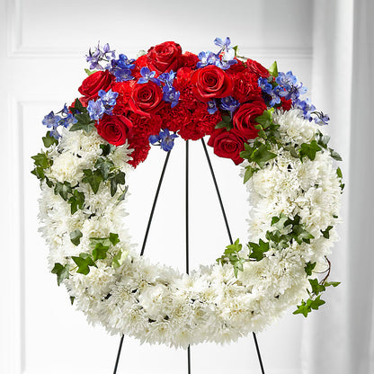Patriotic Passion Wreath –  The Country Florist, Armour SD