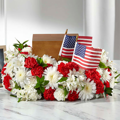 Spirit of Patriotism Cremation Adornment –  The Country Florist, Armour SD