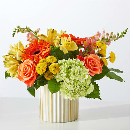 Autumn Sunshine Bouquet with Ivory Vase –  The Country Florist, Armour SD