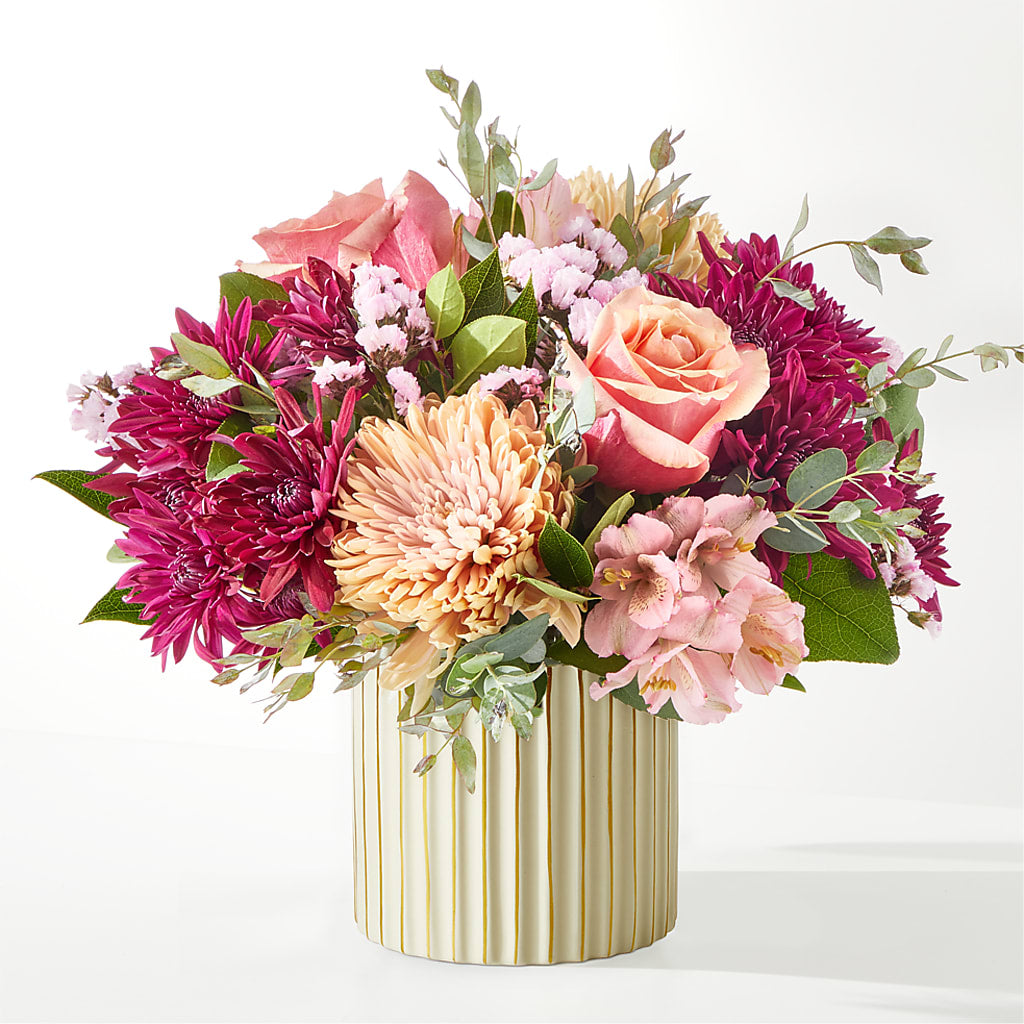 Berry Cobbler Bouquet with Ivory Vase –  The Country Florist, Armour SD