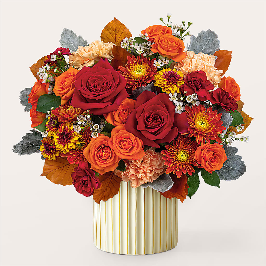 Merlot Bouquet with Ivory Vase –  The Country Florist, Armour SD