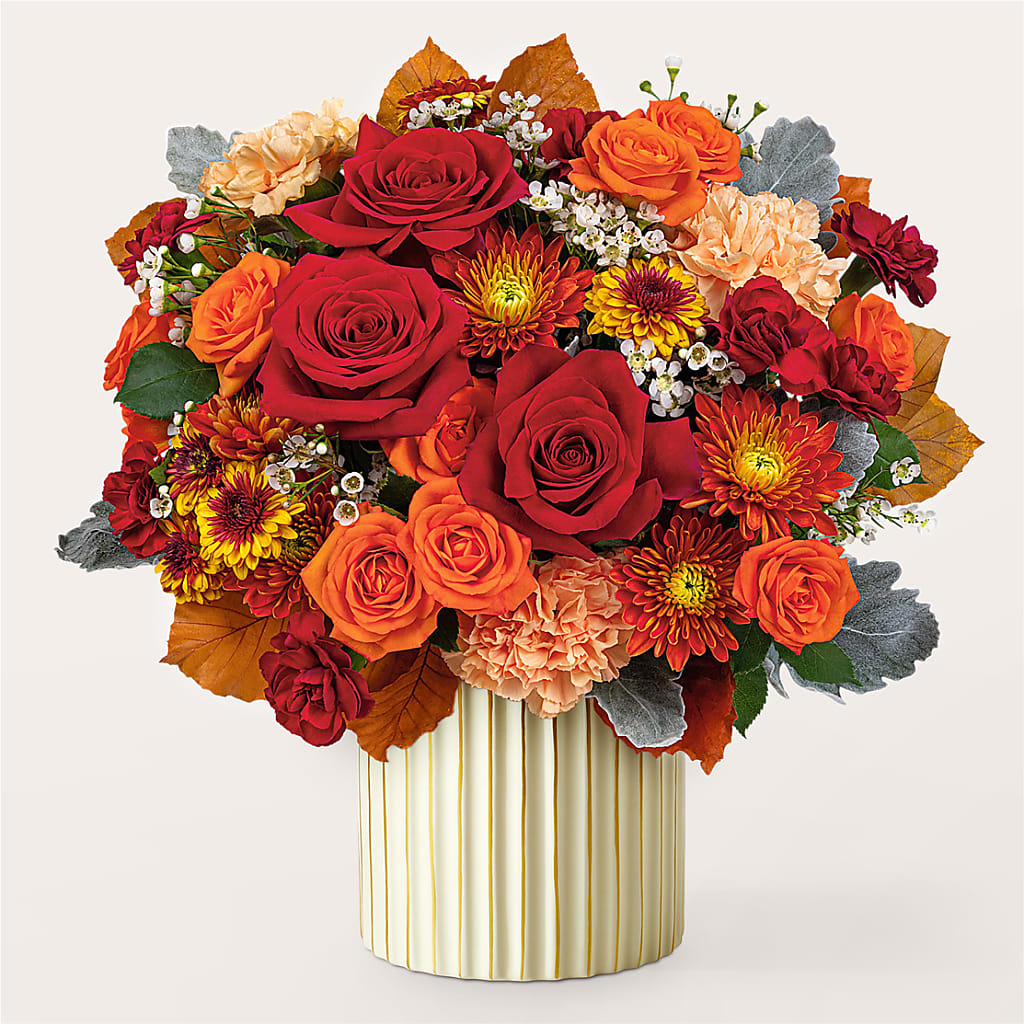 Merlot Bouquet with Ivory Vase –  The Country Florist, Armour SD
