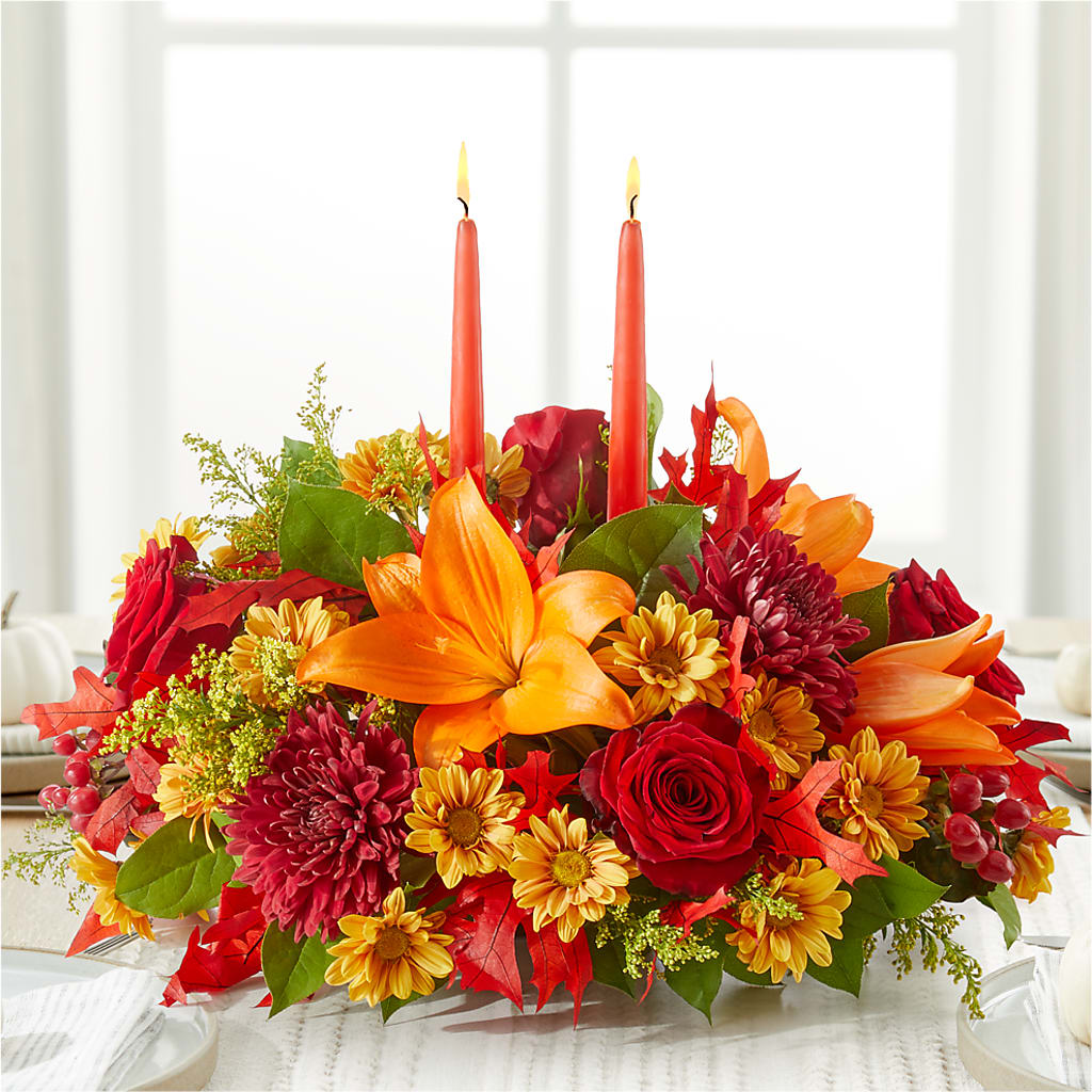 Autumn's Embrace Centerpiece –  The Country Florist, Armour SD